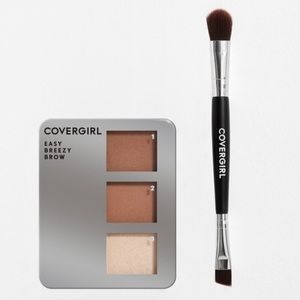 🆕 COVERGIRL East Breezy Brow Powder Kit Rich Brown